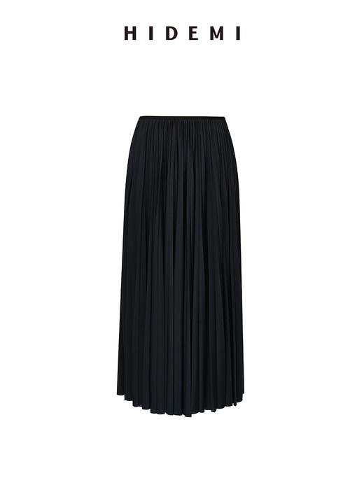 HIDEMI 呼吸感套装  长袖T恤/百褶裙 牛油果绿/夜空蓝 商品图9