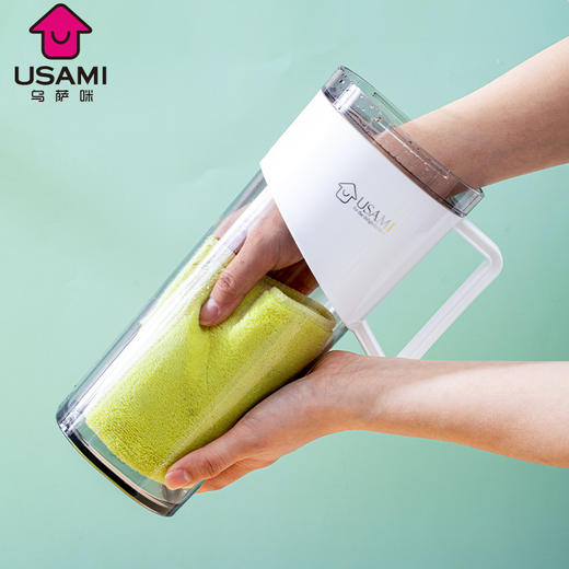 日本 USAMI乌萨咪 便携冷水壶 AS树脂材质 壶内可放置4个杯子 方便便捷 商品图5