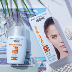 ISDIN怡思丁防水隔离防晒霜女SPF50学生军训防汗防紫外线补水保湿