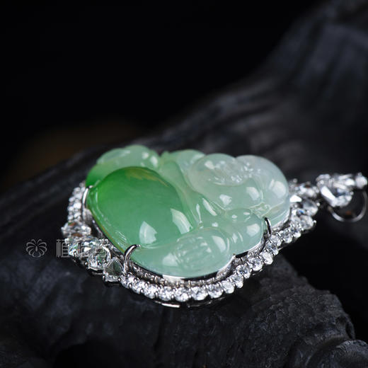 【量大福大】飘绿大佛公挂坠-GZ12010063 商品图3