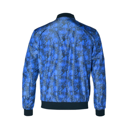 Marco Azzali蓝色印花夹克 J5003600 商品图3