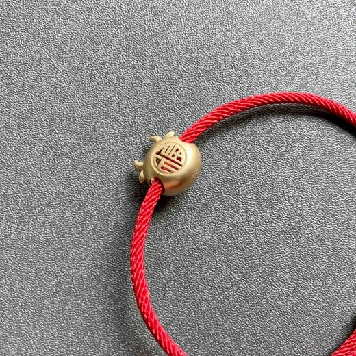 高冰到玻璃种翡翠抱抱牛手链手绳18k黄金钻石镶嵌 商品图4