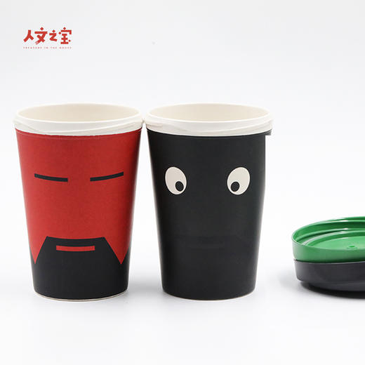 【人文之宝】三国系列 · 张飞关羽便携环保杯 商品图2