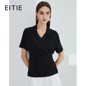 EITIE爱特爱女装夏季新款百搭修身显瘦T恤小上衣夏5913619小上衣