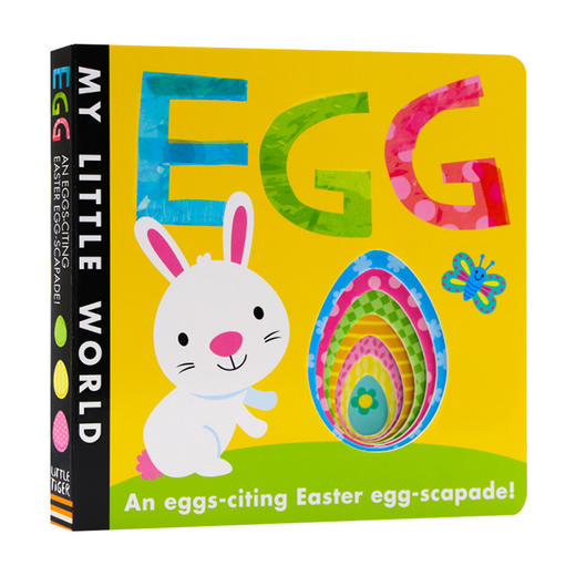 复活节彩蛋 英文原版绘本 Egg My Little World 我的小世界系列 洞洞书 儿童英语启蒙纸板玩具书 亲子互动读物 英文版进口原版书籍 商品图0