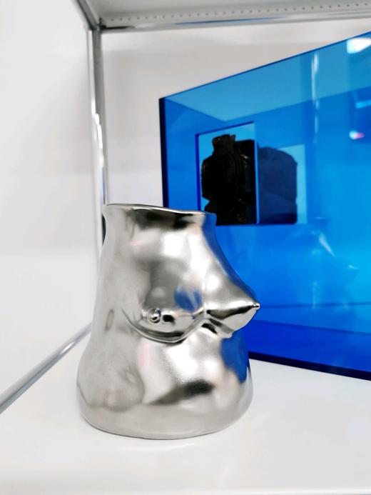 Yezi/人体手工陶瓷杯 银色 商品图6