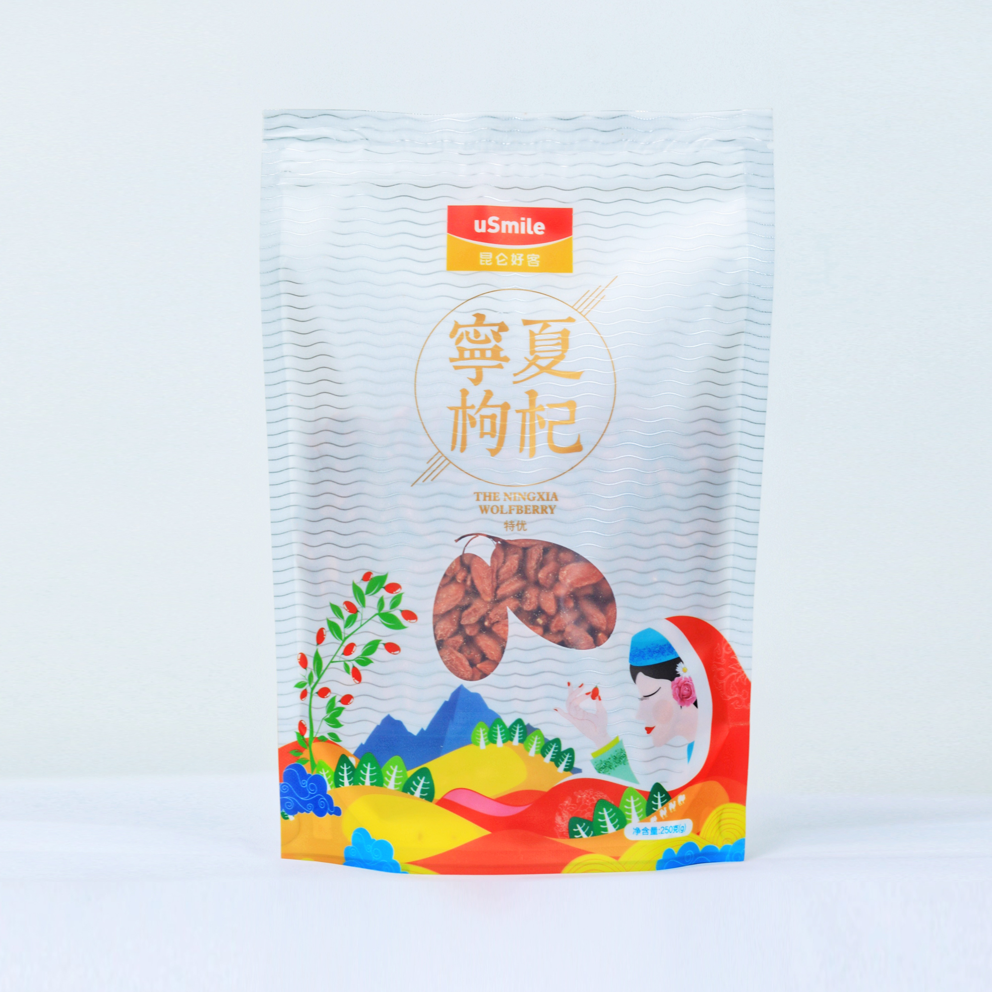 昆仑好客 宁夏枸杞袋装（特优级） 250g*2袋