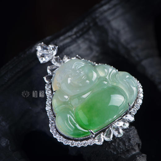 【量大福大】飘绿大佛公挂坠-GZ12010063 商品图2