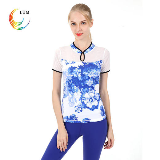LUM9385露檬瑜伽服短袖 商品图3