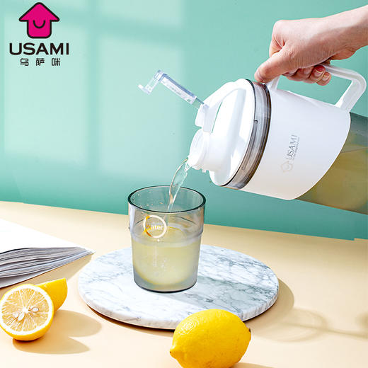 日本 USAMI乌萨咪 便携冷水壶 AS树脂材质 壶内可放置4个杯子 方便便捷 商品图2