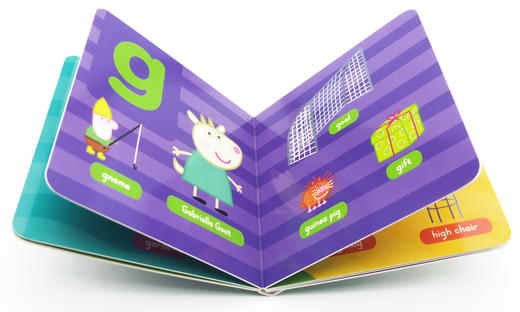 0-5岁】Peppa Alphabet Box 8册盒装 粉红猪小妹 字母学习 启蒙认知纸板书套装 商品图1