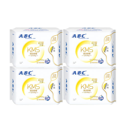ABC日用纤薄棉柔表层卫生巾8片 K11 商品图0