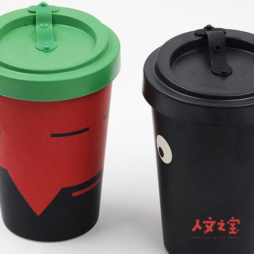 【人文之宝】三国系列 · 张飞关羽便携环保杯 商品图3