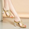 LXHX13552 2021年新款夏季粗跟高跟鞋时尚水钻外穿一字凉拖 商品缩略图3