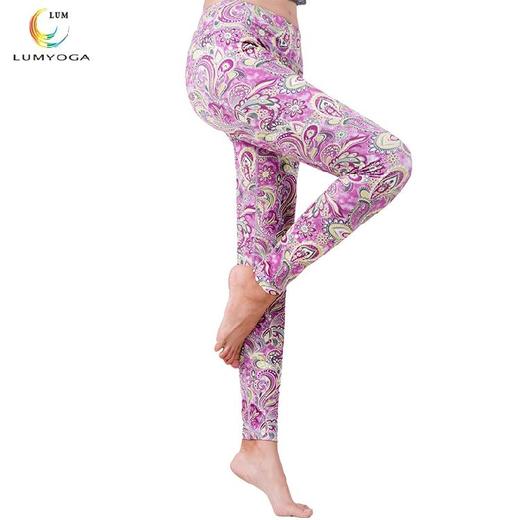 LUM015913露檬瑜伽服九分紧身瑜伽中裤运动裤跑步裤 商品图3