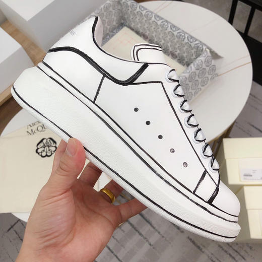 Alexander McQueen新色-白绘 商品图1