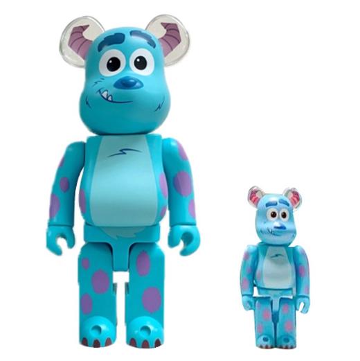 Bearbrick 怪兽大学 毛怪苏利文-400%+100% 商品图0