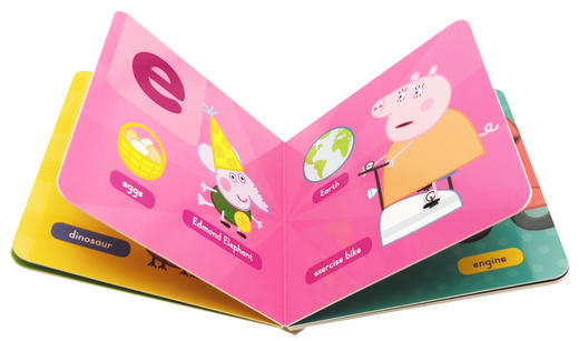 0-5岁】Peppa Alphabet Box 8册盒装 粉红猪小妹 字母学习 启蒙认知纸板书套装 商品图2