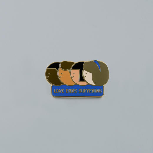 一份心意："并肩而立"胸针 商品图1