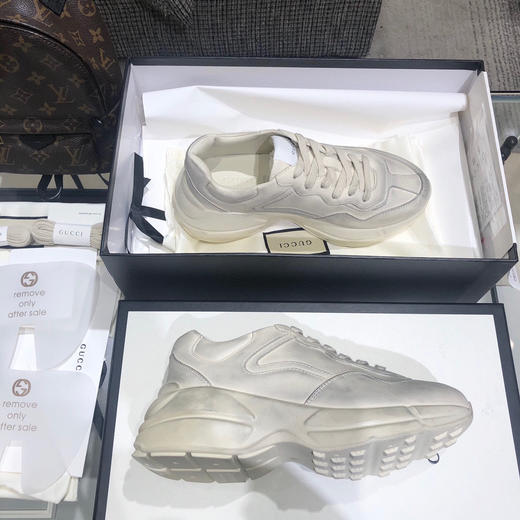 Gucci老爹鞋-纯色做旧款 商品图0