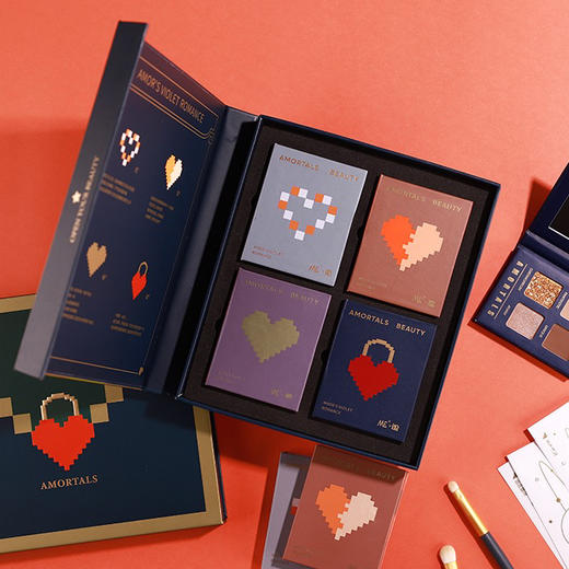 AMORTALS尔木萄 萄色浪漫16色眼影盘 套装礼盒 商品图2