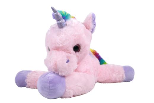 【自营】Hamleys 趴趴彩虹独角兽53cm 粉色/白色 商品图3