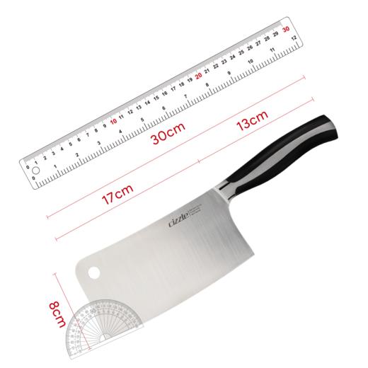cizzle喜时家用厨房刀具不锈钢斩骨砍骨刀厨师专用切肉切菜刀 商品图5