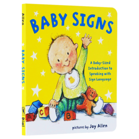 婴儿手语 婴儿大小的手语入门书 英文原版 Baby Signs A Baby Sized Introduction to Speaking with Sign Language 英文版英语书