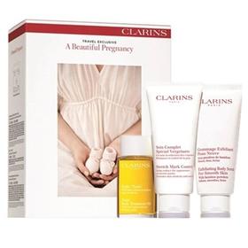 法国 娇韵诗 Clarins 孕妇身体护理三件套装 （新版抚纹霜175ml)【香港直邮】