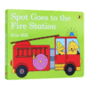 小玻去消防站 英文原版 Spot Goes to the Fire Station 英文版进口儿童英语启蒙纸板翻翻书 亲子互动躲猫猫图画故事书 Eric Hill 商品缩略图0