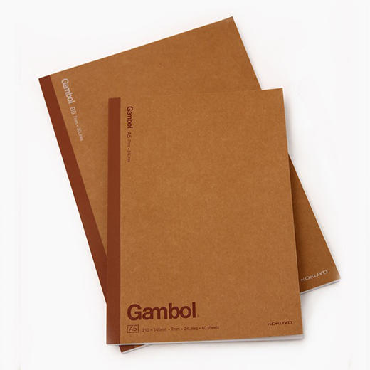 国誉Gambol牛皮纸无线本页7mm横线A5/80WCN-G5801C 商品图3
