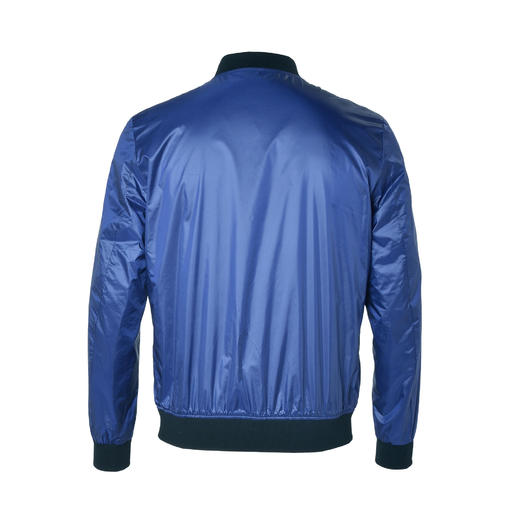 Marco Azzali蓝色印花夹克 J5003600 商品图1