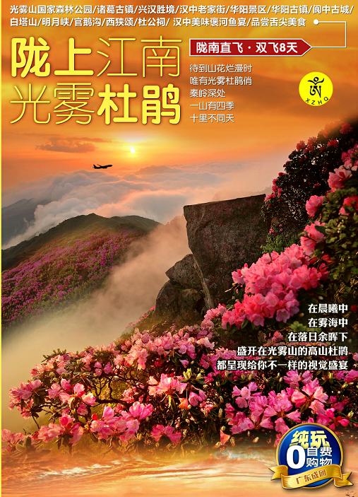 【光雾杜鹃·秦岭陇上行】 汉中兴汉胜境 诸葛古镇 华阳景区 巴中光雾山米仓山景区  巴中南龛石窟 阆中古城 广元明月峡 宕昌官鹅沟 陇南西狭颂 杜公祠双飞8天 商品图0