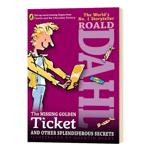 遗失的金票和其他秘密 英文原版 Missing Golden Ticket and other Secrets 英文版儿童英语章节书 Roald Dahl 罗尔德达尔进口书 商品图0