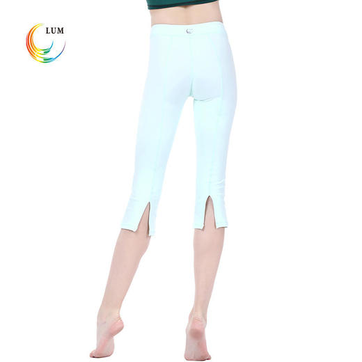 LUM79127露檬直筒开叉瑜伽七分裤 商品图0