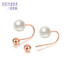 【热销爆款】玫瑰色18K金淡水珍珠耳饰一款多戴耳环ZE204201 商品缩略图4