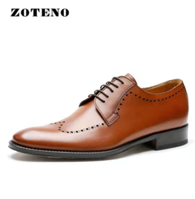 佐天奴/ZOTENO男士婚庆舒适皮鞋