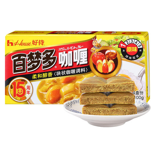 【1盒】好侍百梦多咖喱日式速食咖喱块100g*1盒（原味/微辣/辣味） 商品图7