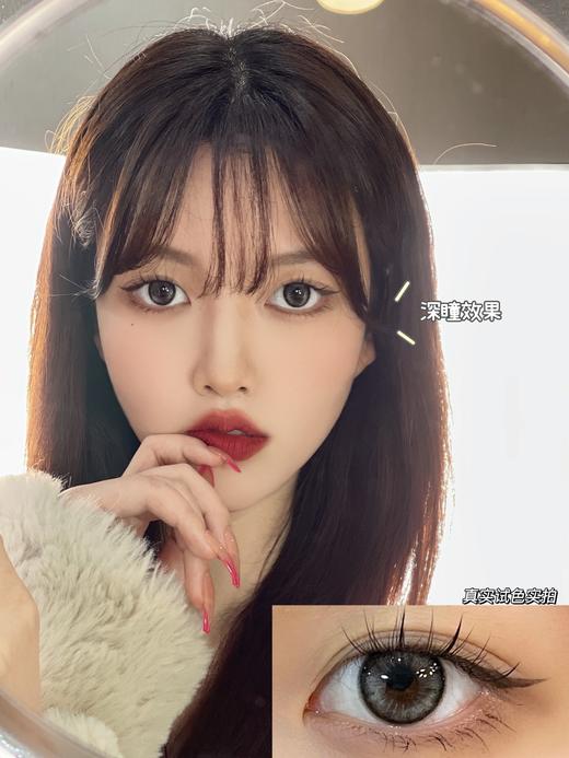 【小红书推荐款】hymora 小红书推荐款-黑崎灰 年抛/直径14.0/着色13.4，99/两副，最高度数有1000度，（更多款式下拉链接查看商品详情任选） 商品图2