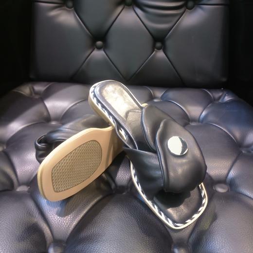 LFGJ  5808舒适牛筋底羊皮女拖 商品图10