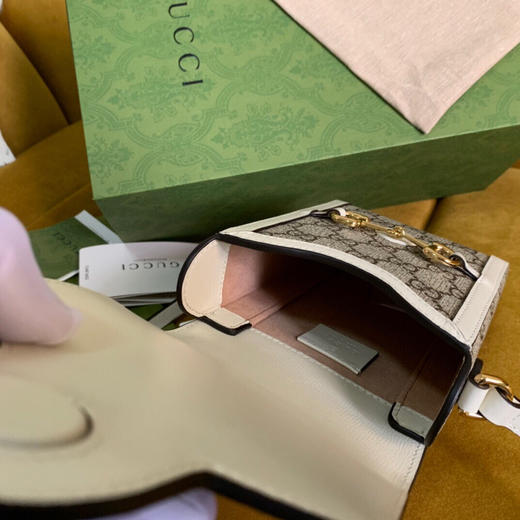 春季特价💰800【原厂皮】Gucci意大利创作625615Gucci1995 马衔扣手袋 商品图7