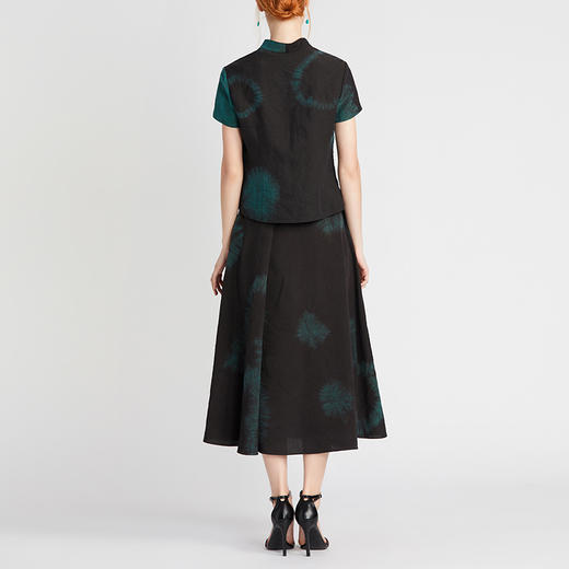 TANGY Collection天意精品莨绸香云纱真丝桑蚕丝扎染半裙 商品图2