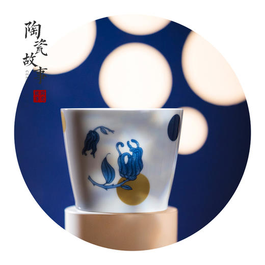 陶瓷故事陶瓷水杯手工茶杯白瓷盏品茗杯子日式猪口杯大容量主人杯 商品图3