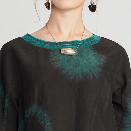 TANGY Collection天意精品莨绸香云纱扎染连衣裙 商品图3