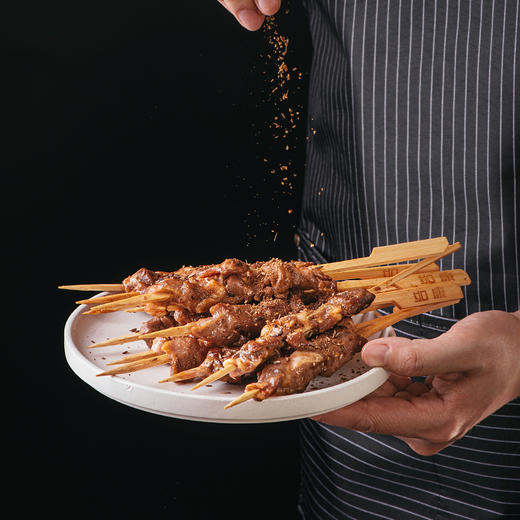 如康清真鲜冻羔羊肉羊肉串+牛肉串共70串 商品图3