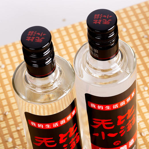 【纯粮老酒】无比小滋·黑标 45度 500ml 凤酱兼香型白酒 商品图2