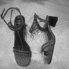lFGJ 11803时尚水钻格力特细带中跟女凉鞋 商品缩略图9