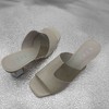 lFGJ 10203时尚漆皮透明胶皮女凉鞋中跟舒适凉拖 商品缩略图11
