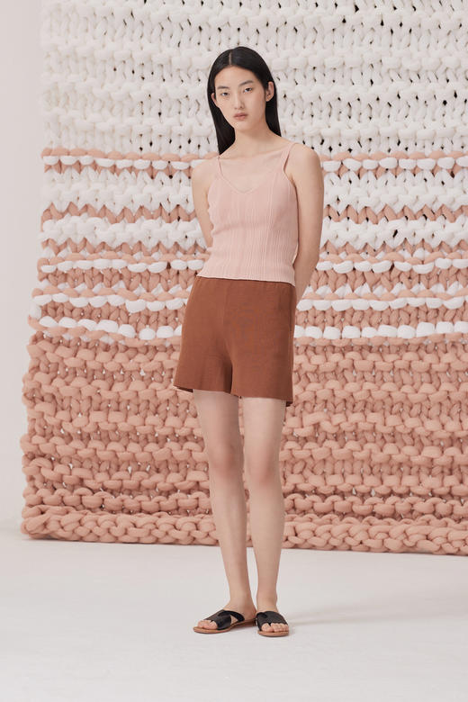  春夏 针织女西短裤 SJS93K023N 商品图4