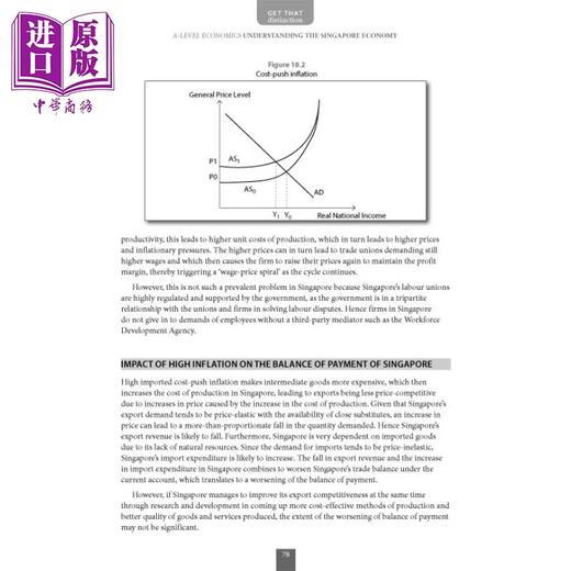 【中商原版】新加坡教辅 A-Level Singapore Economics 了解新加坡经济 高中 经济学 商品图3